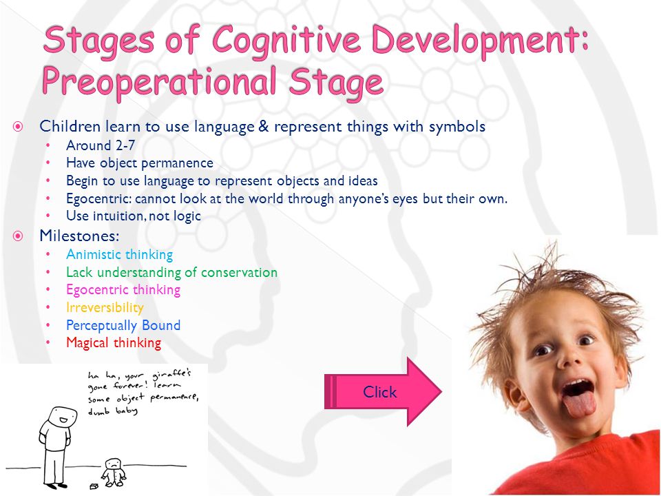 Preoperational online stage milestones